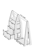 Last inn bildet i Galleri-visningsprogrammet, Montessori skap / praktisk klesskap for å lære å kle på seg selv