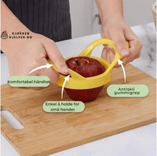 Last inn bildet i Galleri-visningsprogrammet, eplebåter kutter barnekniv fra Kjøkkenhjelper.no