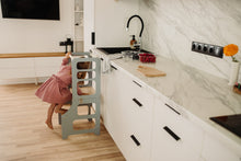 Last inn bildet i Galleri-visningsprogrammet, Multifunksjonell Kjøkkenhjelper 2 i 1 GREY barnestol + bord