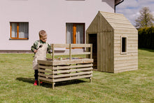 Last inn bildet i Galleri-visningsprogrammet, Stor sølekjøkken til barn - utendørs lekekjøkken i tre