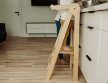 Last inn bildet i Galleri-visningsprogrammet, Sammenleggbar Kjøkkenhjelper i 100% nature bjørk tre