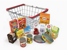 Last inn bildet i Galleri-visningsprogrammet, Matbutikk Lekesett - lekemat i tre, egg og mye lekekjøkken utstyr