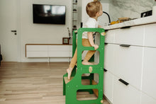 Last inn bildet i Galleri-visningsprogrammet, Multifunksjonell Montessori Kjøkkenhjelper 2 i 1 GREEN limited edition
