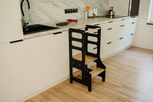 Last inn bildet i Galleri-visningsprogrammet, Kjøkkenhjelper BLACK med justerbar høyde
