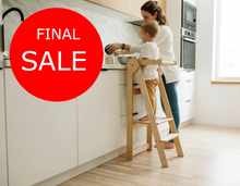 Last inn bildet i Galleri-visningsprogrammet, Sammenleggbar Kjøkkenhjelper i 100% nature bjørk tre
