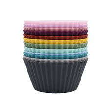 Cargue la imagen en el programa de vista de la galería, Påskebakst med stil - muffinsformer i 12 forskjellige farger
